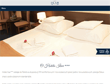 Tablet Screenshot of hotel-ikar.pl